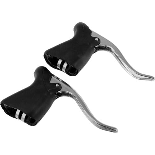 1 Pair 22.2-23.8mm Road Aluminum Alloy Road Brake Lever Handles