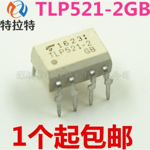 100pcs/lot TLP521-2 TLP521 P521-2 TLP521-2GB DIP-8 HIGH DENSITY MOUNTING PHOTOTRANSISTOR OPTICALLY COUPLED ISOLATORS