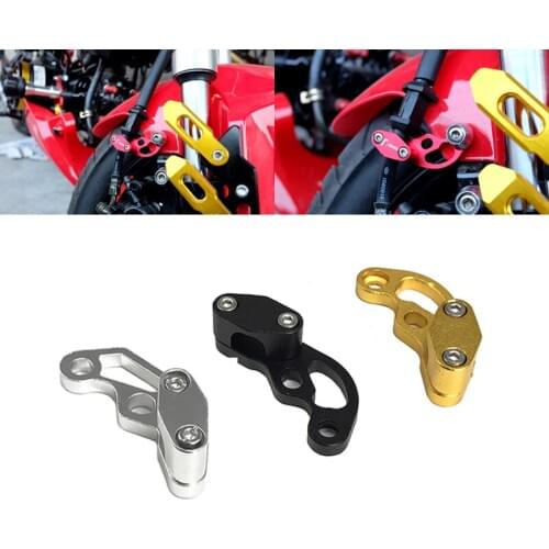JEAZEA Motorcycle Modification Accessories Meter Bracket Oil Pipe Clamp Odometer Line Bracket Clip for Harley Dirt Bike ATV