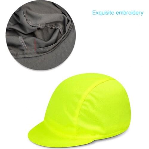 Unisex Quick-drying Polyester Multi-color Cycling Hat Breathable Eavesless Mesh Sports Cap for Running