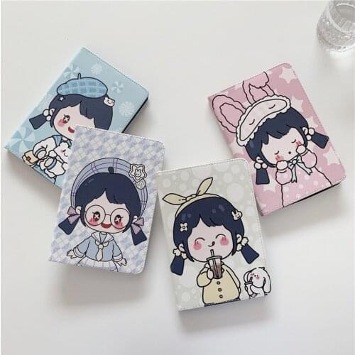Girls Tablet Case Cute Cartoon Flip Cover for Ipad Pro 10.5 Air3 11 12.9 Case Air1/2 2017 2018 9.7 10.2 7th 8th Gen Mini 2/3/4/5