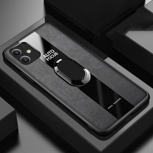 Magnetic ring Case For Xiaomi MI 11 Note 10 Pro Ultra 9 Lite 9SE 8SE 10S Leather Protection Case For MI Mix 2S Max 3 2 CC9 CC9E