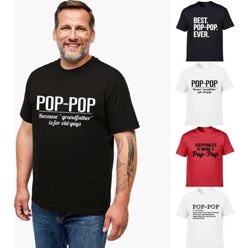 Grandfather Is for Old Guys Mens Funny T-shirt Pregnancy Announcement Gift for Best Dad Grandpa Casual O-neck Daddy Life Tees