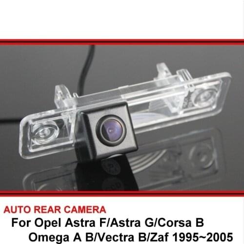 For Opel Astra F/Astra G/Corsa B/Omega A B/Vectra B/Zaf 1995~2005 Rear view Camera Car Back up Reverse Vehicle Camera CCD
