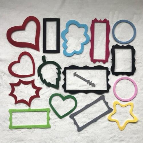 Felt Frame Newborn Baby Growth Milestone Blanket Photography Props Frame Photo Frame Accessories