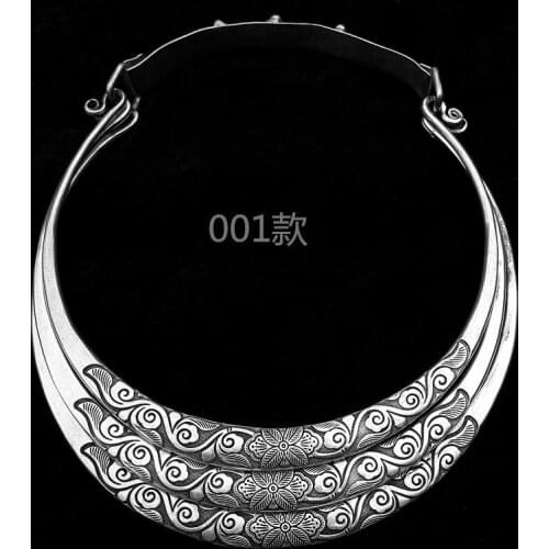 Hot sell new - free shipping Handmade 3 layers of national wind collars, silvery, Phoenix, silver and elegant clavicle necklaces