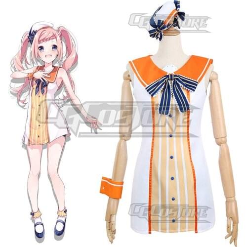 Lapis Re:LiGHTs Sugar Pockets Champe Cosplay Costume Anime Dresses Christmas Halloween Free shipping CG872LHY-2