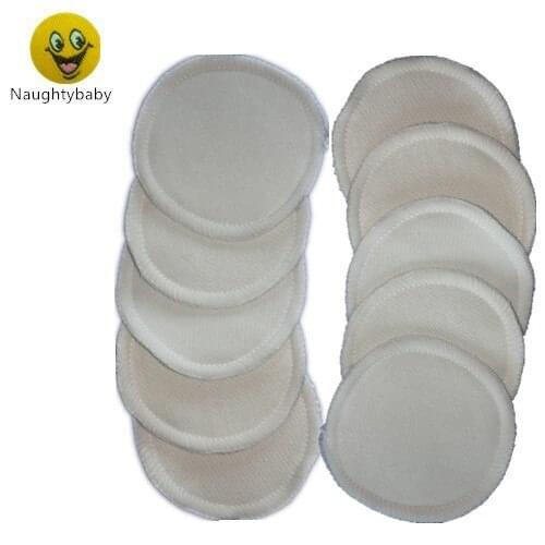 Reusable Washable Round Bamboo Makeup Remover Cotton Pads with Storage Bag for Skin Care Supplies With Laundry 100pcs