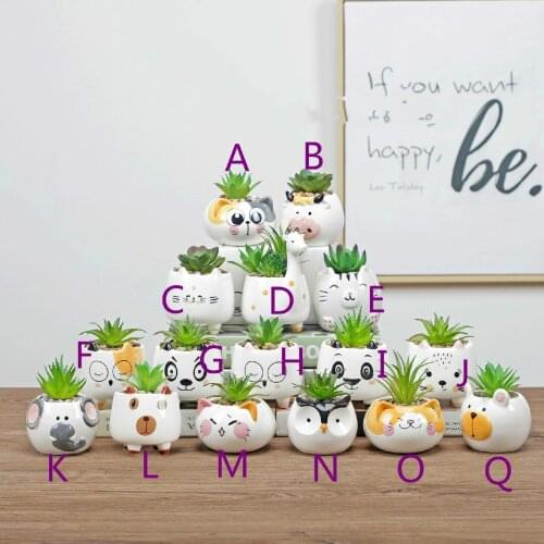 Cartoon Animal Flower Pot Indoor Pot Succulent Plant Pot Home Decoration Craft Decoration