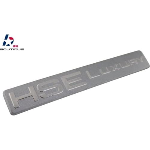 Silver HSE Luxury for Range Rover Sport Tailgate trunk Emblem Badge Sticker