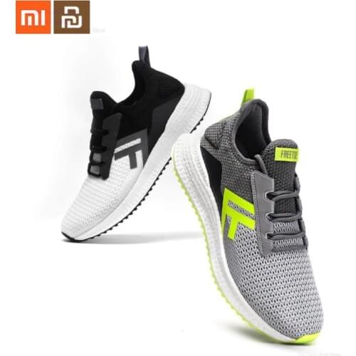 Xiaomi mija casual sports shoes elastic midsole shock absorption non-slip sports shoes breathable mesh stitching shoes smart