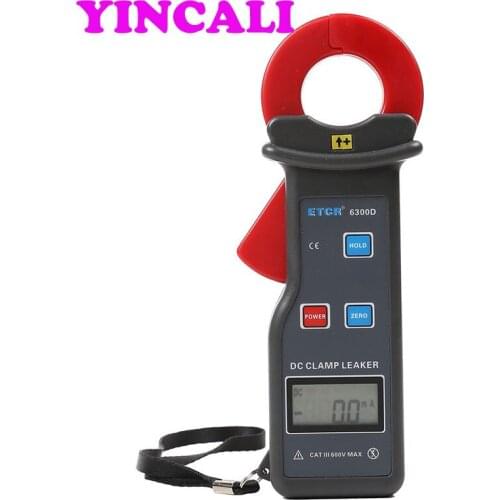Fast Shipping Clamp Leaker ETCR6300D DC Leaker Current Clamp Meter Car leakage repair Current Meter Measuring DC 0.0mA~6.00A
