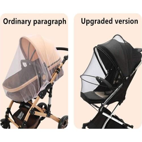 Universal Baby Carriage Mosquito Net Full Cover Encryption Umbrella Anti-mosquito Trolley Car Mosquito High Landscape Baby W4U6