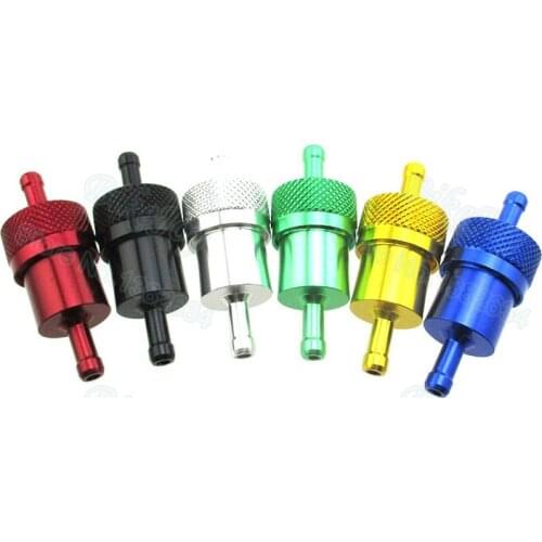 Oil Filters Universal 7.5 mm Petrol Gas Cleaner For Motorcycle Pit Dirt Bike ATV Oil Gas Fuel Filter