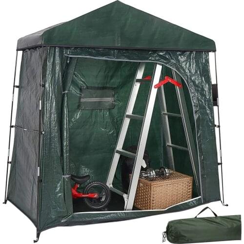 Bike Tent Bike Storage Shed 190T Bicycle Storage Shed With Window Design For Outdoors Camping Tool for Bicycle Camping Tents