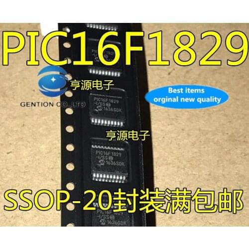 10PCS IC16F1829-I/SS SSOP20 in stock 100% new and original
