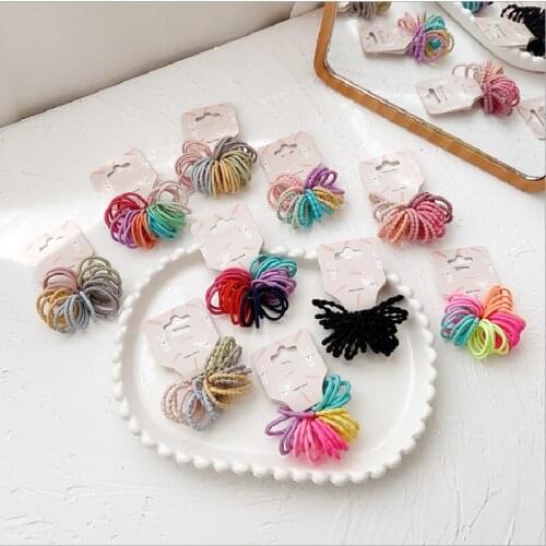 20/30PCS Candy Color Small Ponytail Elastic Rubber Bands For Children Hair Bands Hair Ties Fashion Hair Accessories Headdress