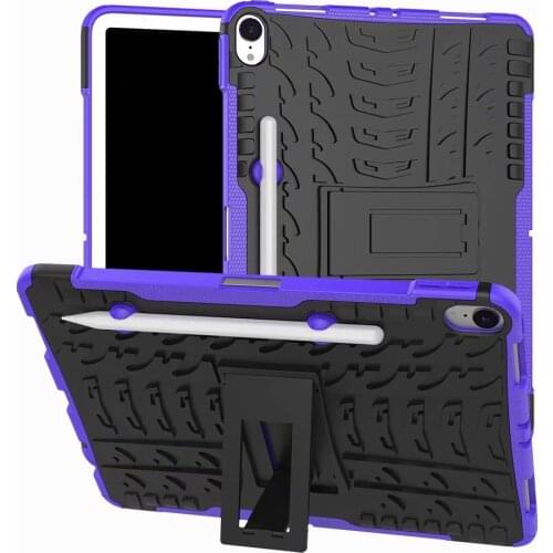 Armor Shockproof Slip Stand Cover Protection Shockproof TPU+PC Tablet Protect Case For IPad pro 11 inch 2018 Shell Fundas+pen