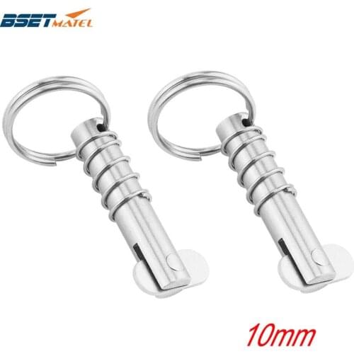2PCS 10mm Marine grade stainless steel 316 Boat Quick Release Pin Marine Hardware Deck Hinge Replacement Accessories