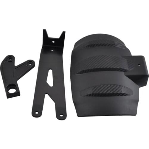 Motorcycle Black Rear Fender Mudguard Fit for BMW G310R 16-18 / G310GS 17-18 Rear Fender Splash Mudguard Protector Striped