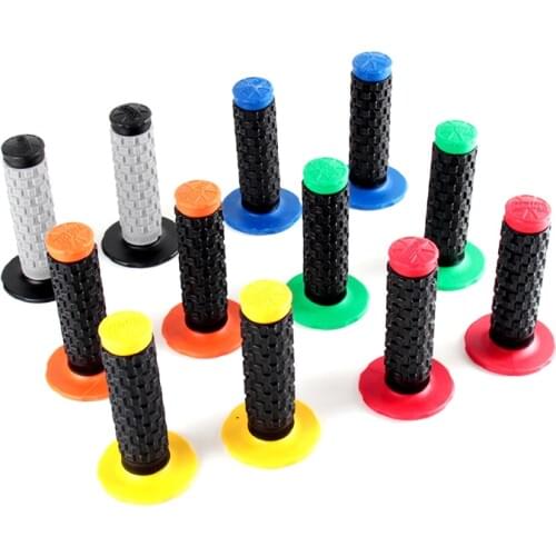Colorful Handle MX Grip Pro Grip Fit To GEL GP Motorcycle Dirt Pit Bike Rubber Handlebar Grip For PRO TAPER Free Shipping