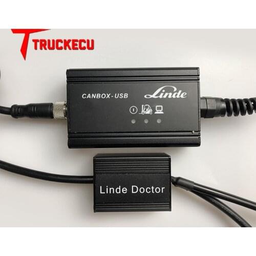 For linde forklift diagnostic scanner tool ,linde 4 pin Adapter linde canbox doctor & linde pathfind software