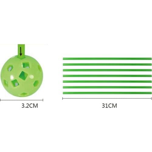 DIY Kids Child Construction Fort Building Kit Toy Ball Rod with Tent Cloth