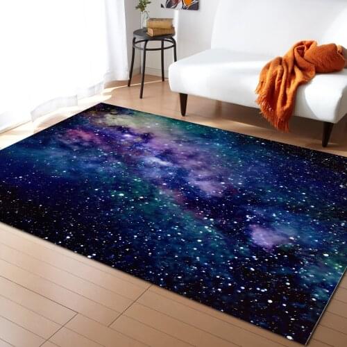 Milky Way Carpet for Living Room Kids Bedroom Bedside Rugs Soft Carpets Home Sofa Table Decor Mat