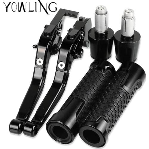 Motorcycle Racing Grips Handle Grips Ends For SUZUKI GSXR1000 GSX-R1000 K1 K2 K3 K4 2001-2004 Brake Levers Clutch Set GSXR 1000