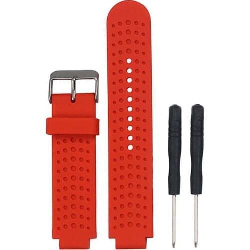 New Sports Colorful Silicone Replacement Wrist Support Band Strap Wristband for Garmin Forerunner 220/230/235/620/630 Bracelet