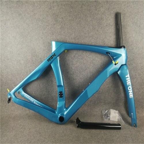30 colors Ottanio Shiny Blue RB1K THE ONE Sale Road Carbon Bike Frame glossy XXS/XS/S/M/L/XL