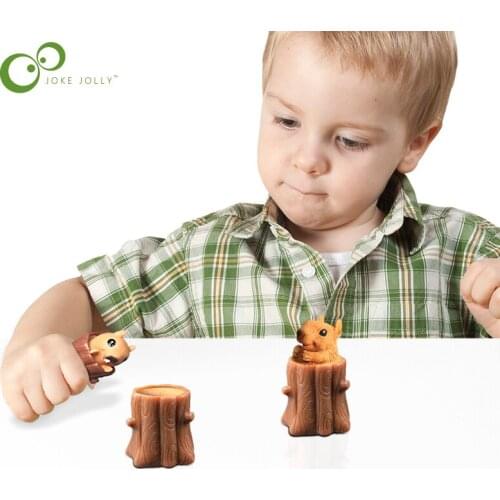 Decompress The Flying Squirrel Cup Pinching Evil Stump Trick Funny Unzip Pinch Ball Toys Children Party Scary Startled Game DDJ