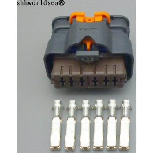 Worldgolden 6 Pin Automotive connector wiring harness connector plug with Terminal F84370019117E