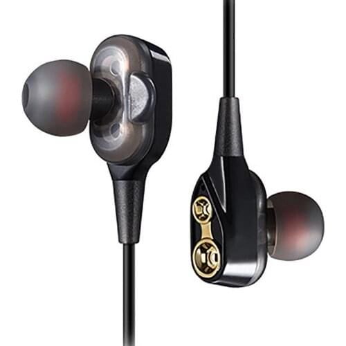 XT-21 Gaming Headset Bluetooth 4.2 Double Moving Coils Quad-core Speakers Neckband Mini Bass Stereo Bluetooth Earphone With Mic