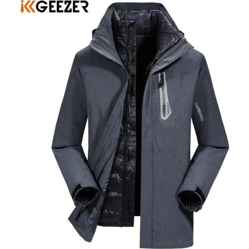 Winter Jacket Men Waterproof Coat Down Liner Softshell Hooded Military Windproof Fashion Warm Parka Thick High Quality Overcoat