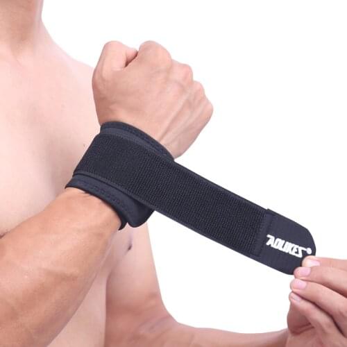 1Pcs High Elastic Nylon Sports Wristband Gym Wrist Thumb Support Straps Wraps Bandage Hand Bands 40cm Length Outdoor