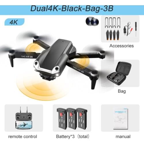 2021 Drones Met Camera Hd 4K Profesional Erial Fotografie Infrarood Obstakel Vermijden Rc Quadcopter Wifi Fpv Drone Speelgoed