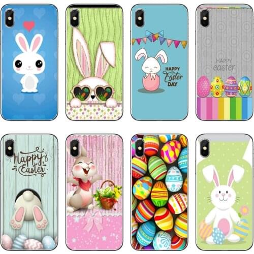 Lovely bunny easter eggs Soft Phone Case For Samsung Galaxy A71 A70 A60 A51 A50 A41 A40 A31 A30 A20E A21S A12 A10 A7 A5 A3