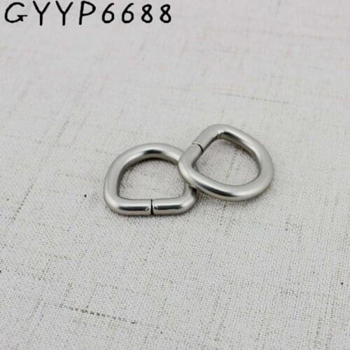 High quality D Dee Ring adjustable buckles Non Welded D ring Plated D-Rings Webbing Strapping Bags Garment Accessories