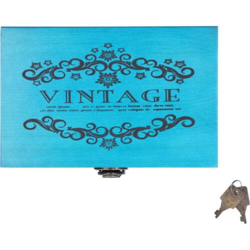 Jewelry Box Desktop DIY Wooden Boxes for Jewelry Necklace for Photo Letters