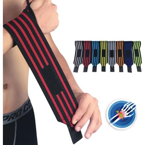 1Pc 360°Protection Breathable Elastic Supports Gym Fitness Wristband Training Fist Straps Power Weight Lifting Wrist Wrap