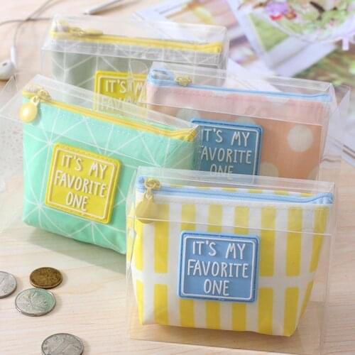 Hot 4 Types Cute PU Coin Purses Cartoon Lovely Waterproof Mini Storage Bags For Cardholder Zip Little Money Bag