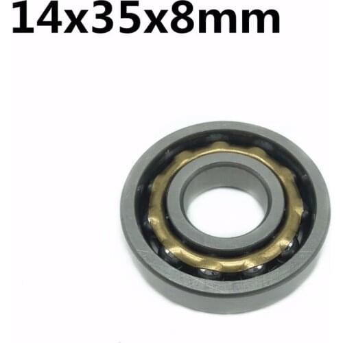 1pcs Magneto Bearing 14x35x8 mm Angular Contact Separate Permanent Motor Ball Bearings E14 FB14 N14 ND14 M14 EN14