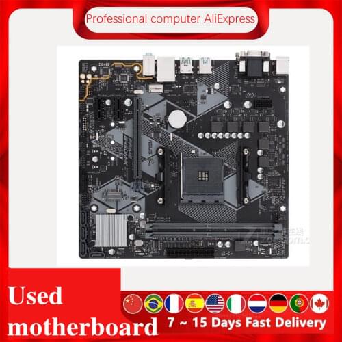 For ASUS PRIME B450M-K Motherboard Socket AM4 DDR4 For AMD B450M B450 Original Desktop Mainboard Used Mainboard
