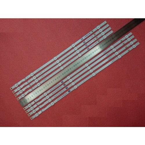 New 8 PCS/set LED backlight strip for 55PFL5601 55W5S1P 55W6S1P LB55084 UDULEDLXT006 UDULEDLXT005 UDULEDOGS059 UDULEDOGS060