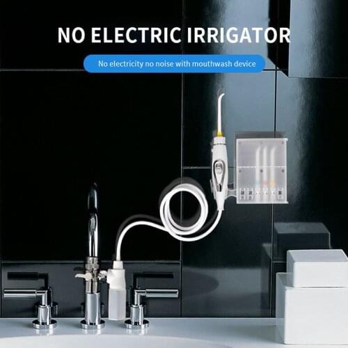 Oral Irrigator Water Jet Tooth Cleaner Toothpick Flosser Faucet Dental Irrigator for Home Caring Teeth Protection Supply