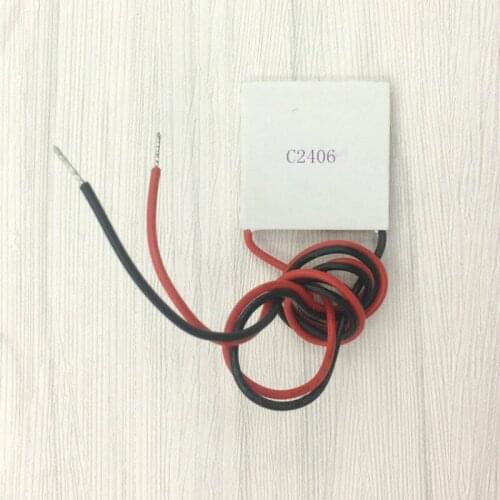 DC24V 40*40mm semiconductor refrigeration sheet for Hot cold box DIY thermoelectric cooler peltier plate refrigerator