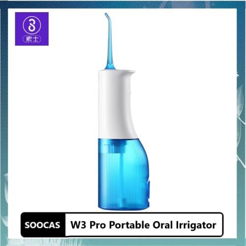 Soocas W3 Pro Portable Oral Irrigator Rechargeable Waterproof Toothpick Oral Cleaning Tooth Whitening 360 ° Rotary Nozzl
