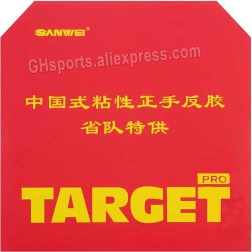 SANWEI TARGET Provincial (Sticky Forehand Offensive) SANWEI Table Tennis Rubber Target Pro SANWEI Ping Pong Sponge