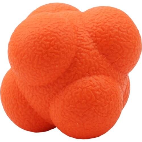 Hexagonal Reaction Ball Silicone Agility Coordination Reflex Exercise Sports Fitness Training Ball